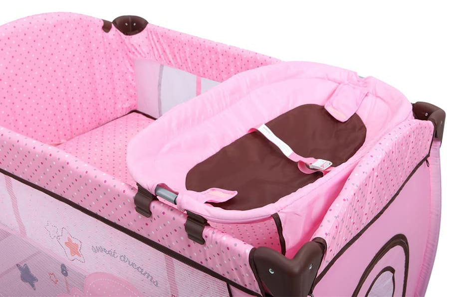 Nôi cũi dù ZARACOS JENNI 5046 – PINK