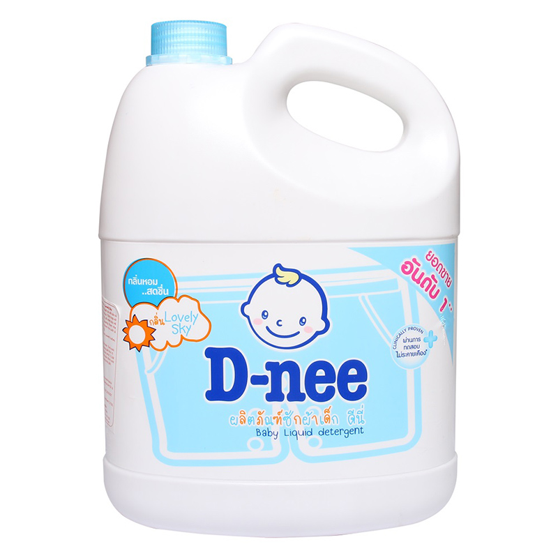 Nước giặt quần áo D-Nee xanh dương 3L
