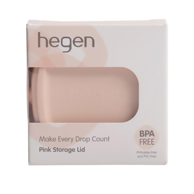 Nắp bình trữ sữa Hegen màu hồng