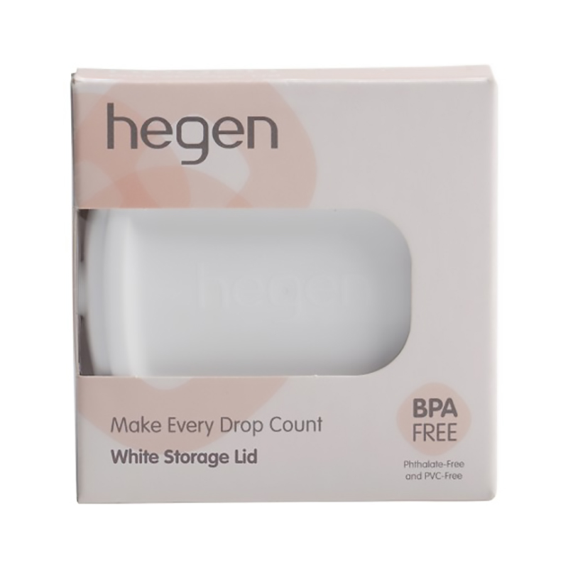 Nắp bình trữ sữa Hegen màu trắng