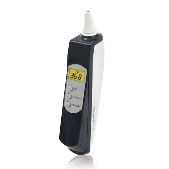Nhiệt Kế Đo Tai Bằng Tia Hồng Ngoại (Có Nắp Lọc) Hubdic Thermo Buddy - HDTB100