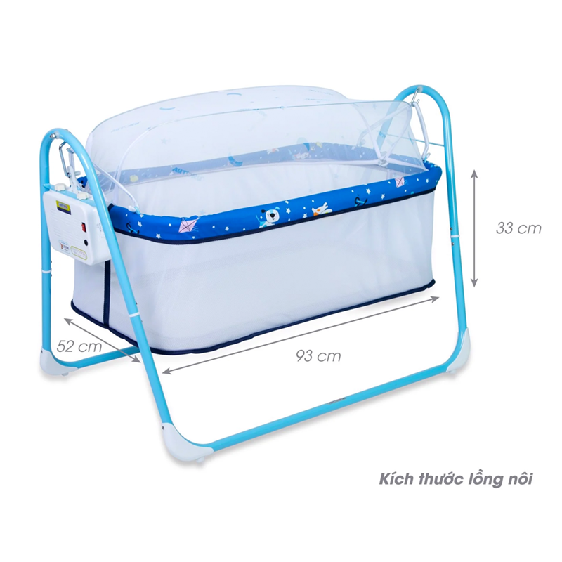 Nôi tự động Autoru Eco 18 - Xanh đậm