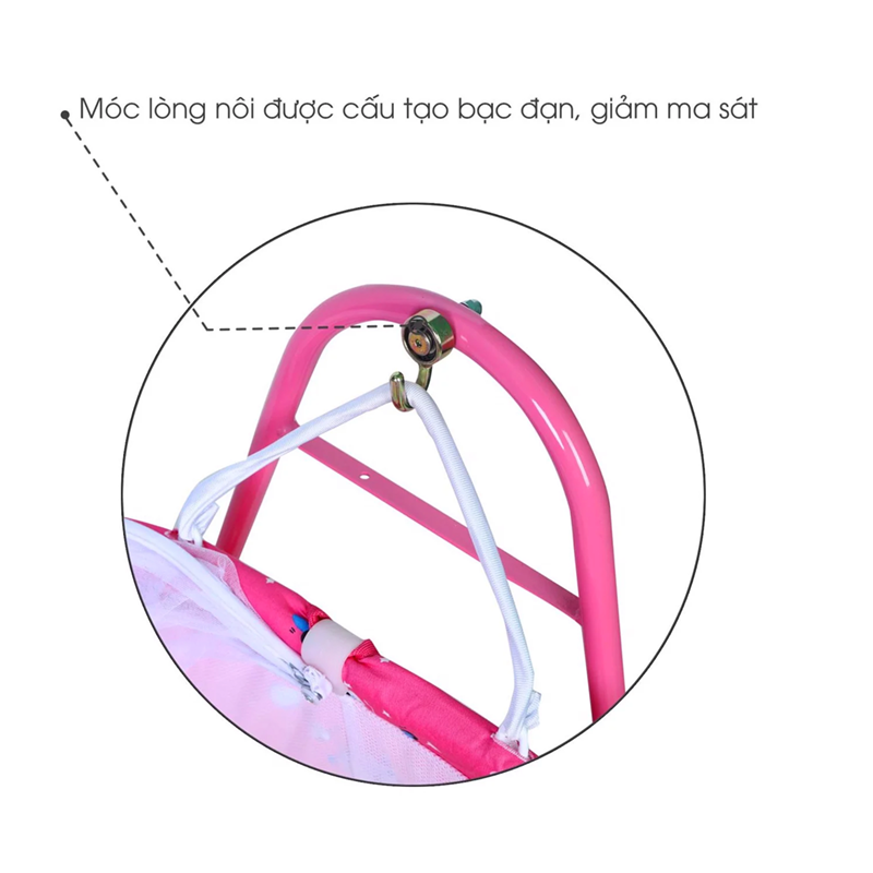 Nôi tự động Autoru Eco 22 - Hồng đậm