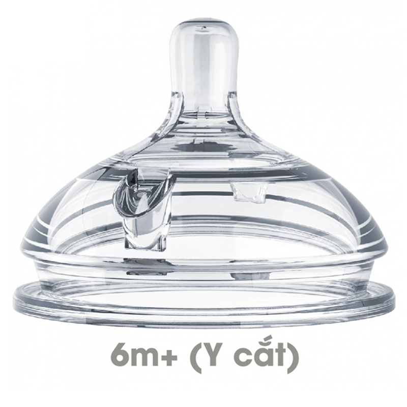Núm ty silicone Comotomo 6m+ Y-cut (set 2)