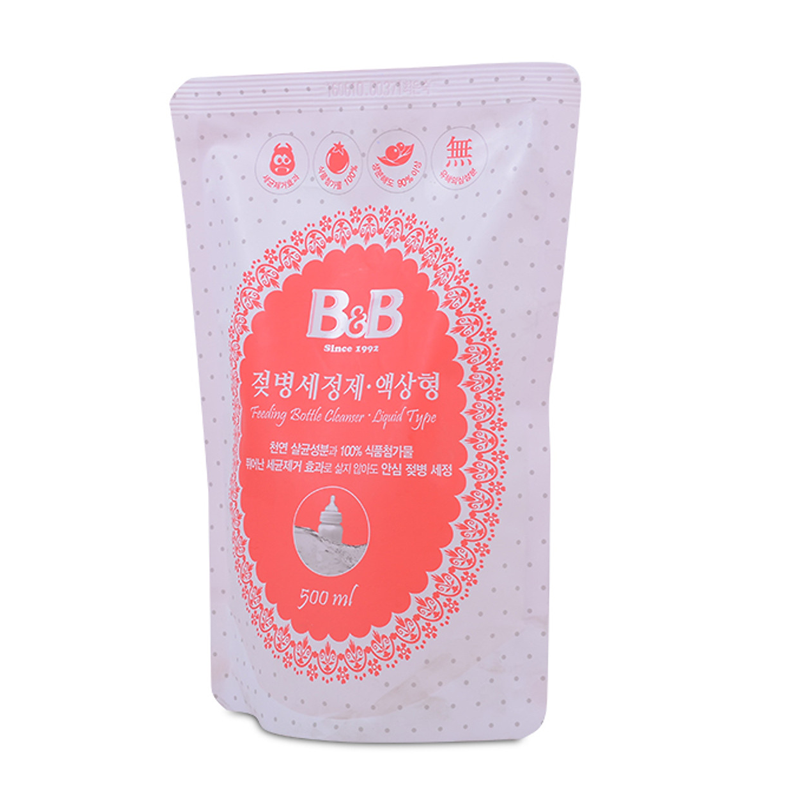 Nước Rửa Bình Sữa B&B - Túi 500ml