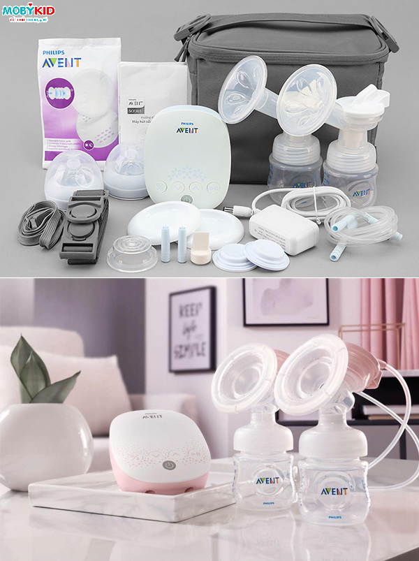 Phân biệt máy hút sữa Philips Avent hoa tuyết và Philips Avent hoa anh đào, nên mua máy nào?