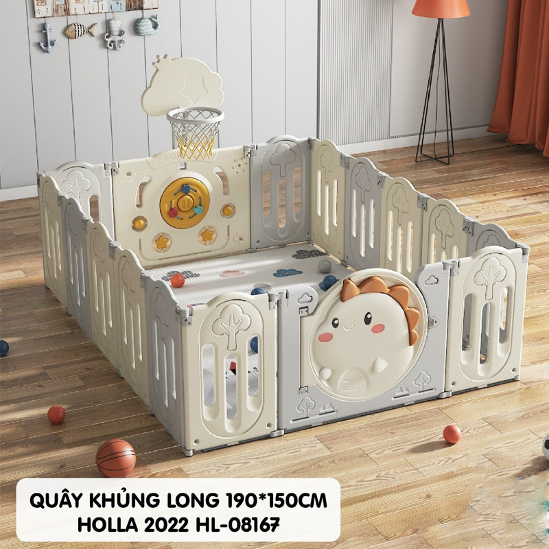 Quây khủng long Holla HL-08167 màu xám
