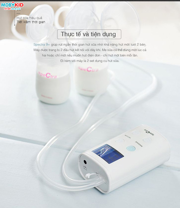 Review đánh giá máy hút sữa Spectra 9 Plus có tốt không