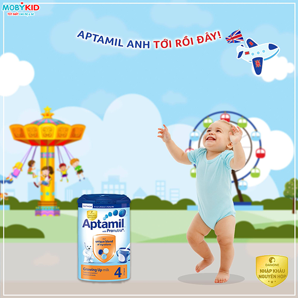 Review đánh giá đầy đủ về sữa Aptamil Anh nhập khẩu chính hãng tại Việt Nam dành cho các mẹ bỉm sữa