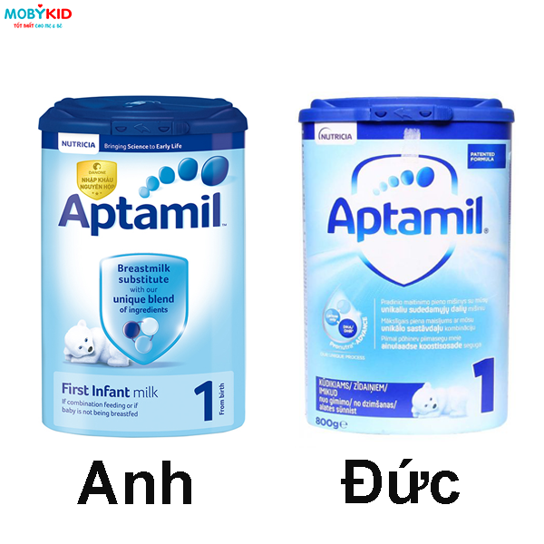 Review đánh giá đầy đủ về sữa Aptamil Anh nhập khẩu chính hãng tại Việt Nam dành cho các mẹ bỉm sữa
