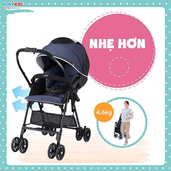 Review So sánh xe đẩy em bé Aprica Karoon Air và xe đẩy em bé Combi Handy S, nên chọn mua loại nào?