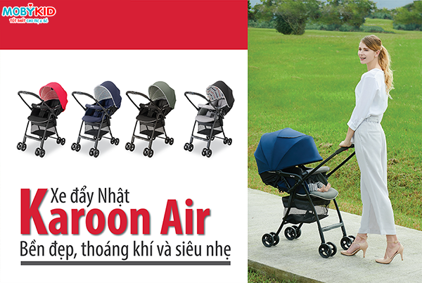 Review So sánh xe đẩy em bé Aprica Karoon Air và xe đẩy em bé Combi Handy S, nên chọn mua loại nào?