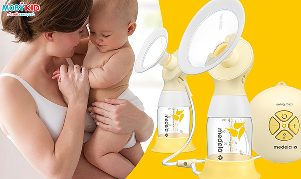 Review Top 3 máy hút sữa điện đôi Medela Thuỵ Sỹ tốt hút sữa êm ái với lực hút mạnh và sâu