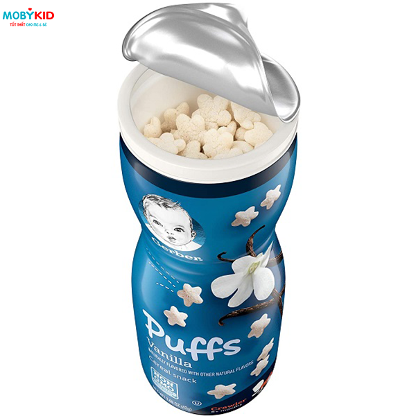 Review bánh ăn dặm Gerber Puff