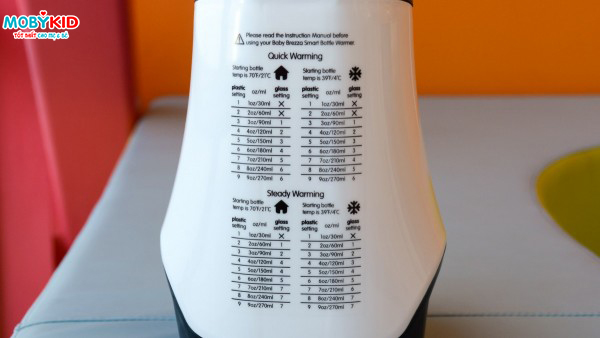 Review chi tiết máy hâm sữa thông minh Baby Brezza lần đầu có mặt tại Việt Nam