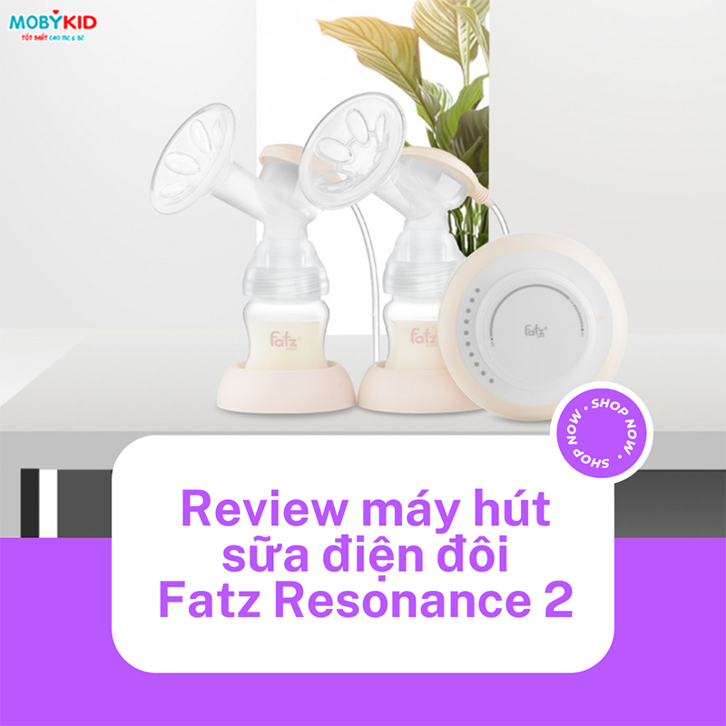 Review máy hút sữa điện đôi Fatzbaby - Resonance 2