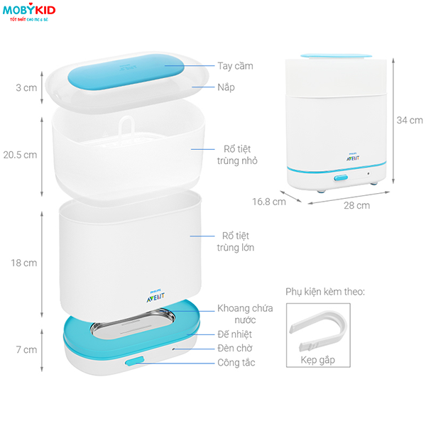 Review máy tiệt trùng bình sữa Philips Avent cho những mẹ đang dự định chọn mua?