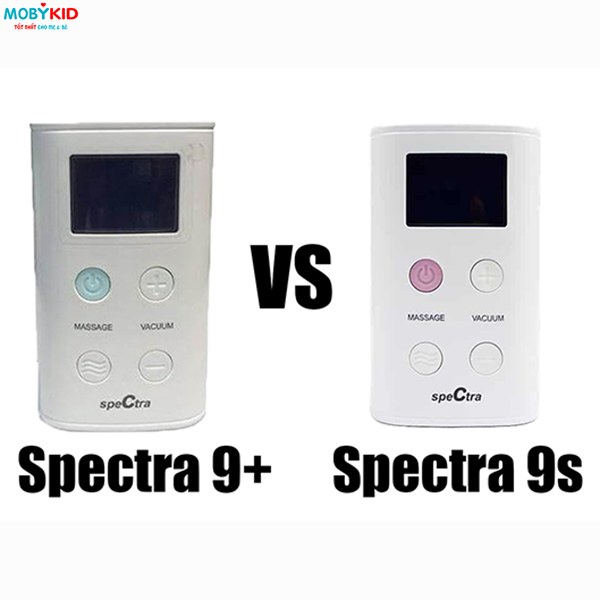 2 loại máy hút sữa Spectra 9S và Spectra 9 Plus