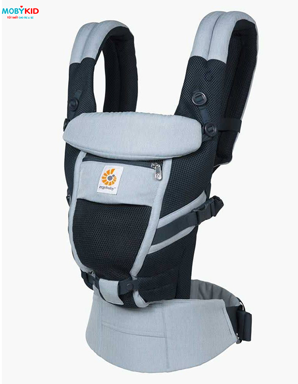 Review từ A đến Z địu cho bé Ergobaby Adapt và Aura Baby Wrap mới ra mắt có gì hot?