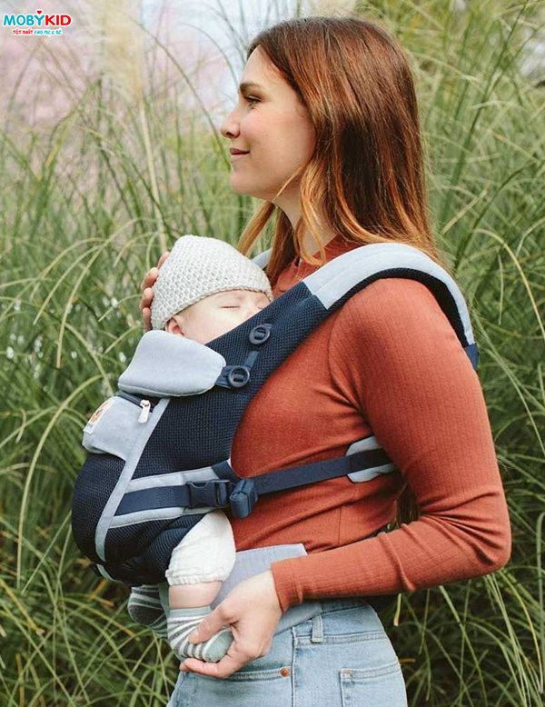 Review từ A đến Z địu cho bé Ergobaby Adapt và Aura Baby Wrap mới ra mắt có gì hot?