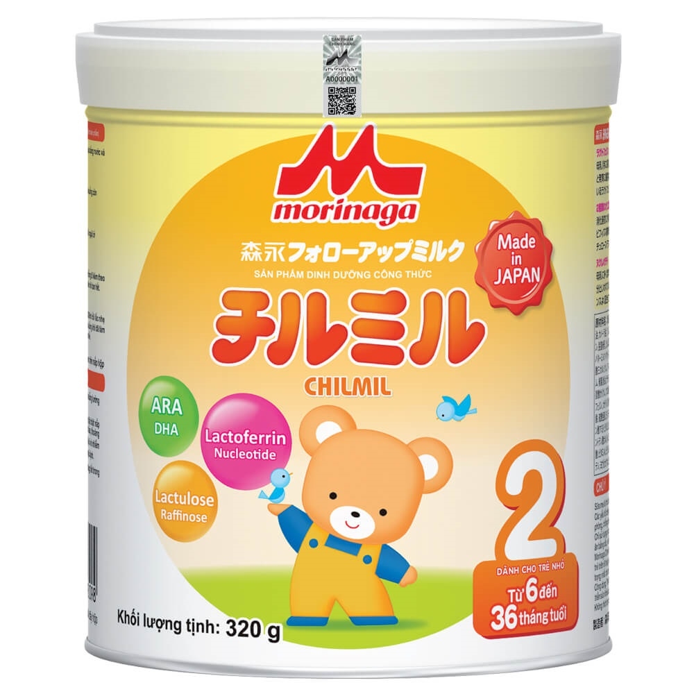 Sữa Morinaga ChilMil số 2 320g (6-36 tháng tuổi)
