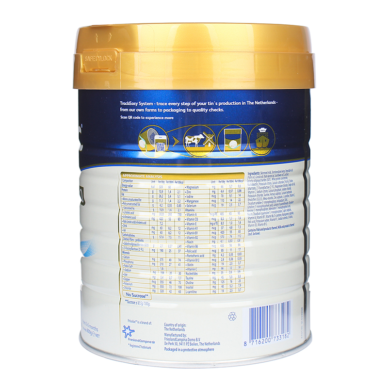 Sữa bột Frisolac Gold Pro số 1 800g (0-6 tháng)