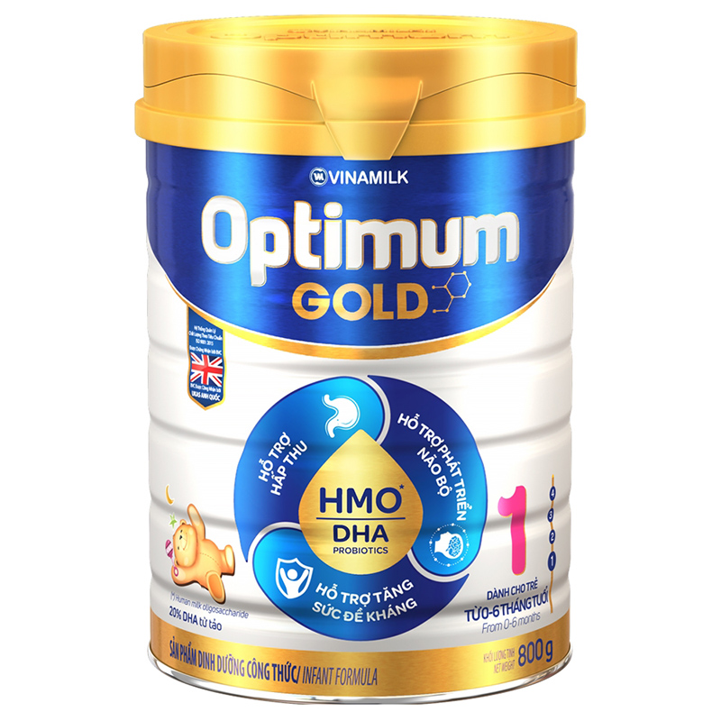 Sữa bột Vinamilk Optimum Gold 1 800g (0-6 tháng)
