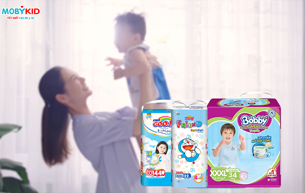 So sánh bỉm GooN và tã bỉm Bobby cho bé, nên mua loại nào?