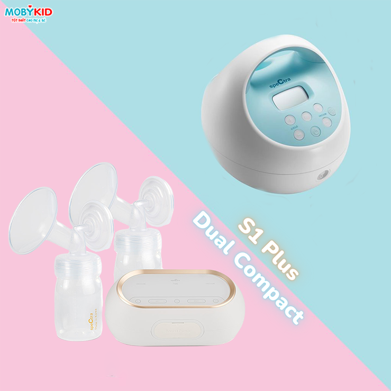 So sánh máy hút sữa Spectra Dual Compact và S1 Plus?