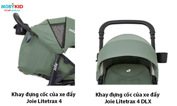 So sánh xe đẩy Joie Litetrax 4 DLX và Joie Litetrax 4