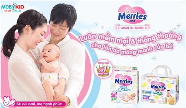So sánh bỉm Merries và Goon cho bé, nên mua loại nào?