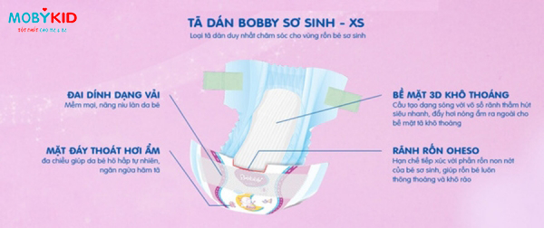So sánh bỉm tã Bobby và Moony cho bé, nên mua loại nào?