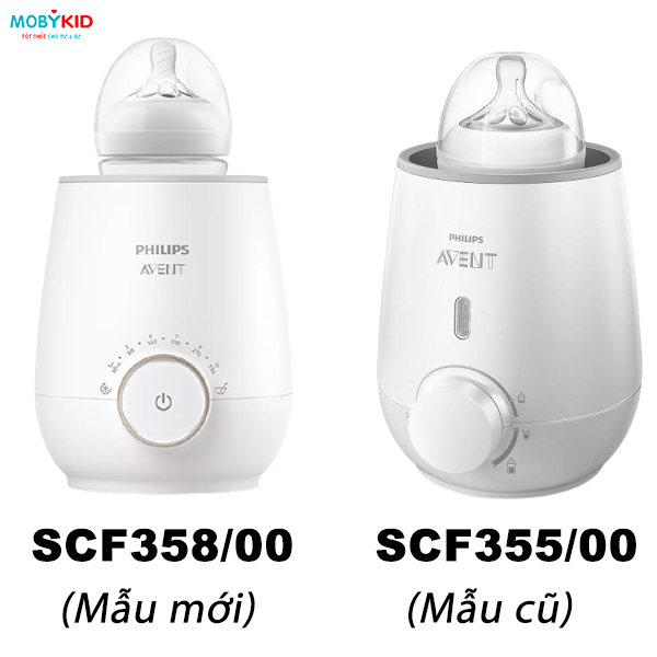 So sánh máy hâm sữa Philips Avent SCF358/00 và SCF355/00