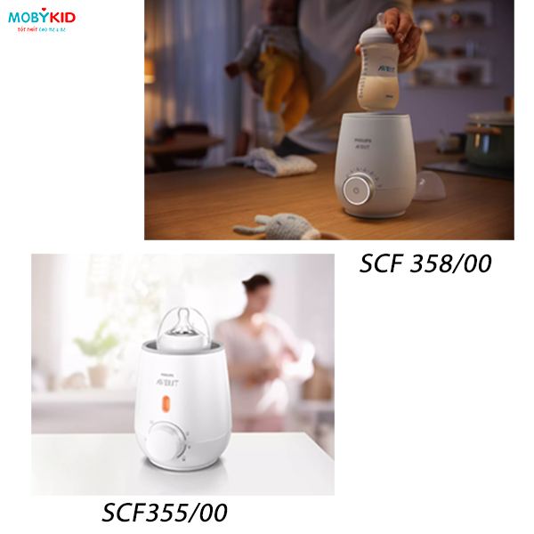 So sánh máy hâm sữa Philips Avent