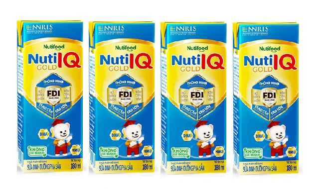 Sữa Dinh Dưỡng Pha Sẵn Nuti IQ Gold 180ml (Trên 1 tuổi) - Thùng 48 hộp
