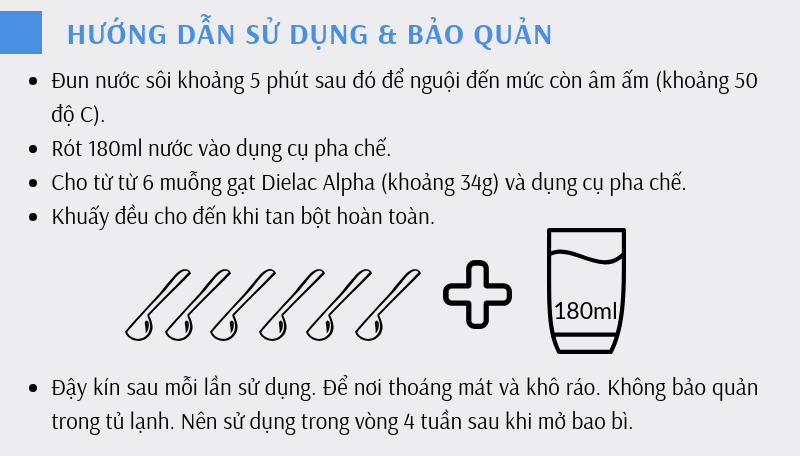 Sữa bột Vinamilk Dielac Alpha 4 400g (cho trẻ từ 2 - 6 tuổi) - Hộp giấy