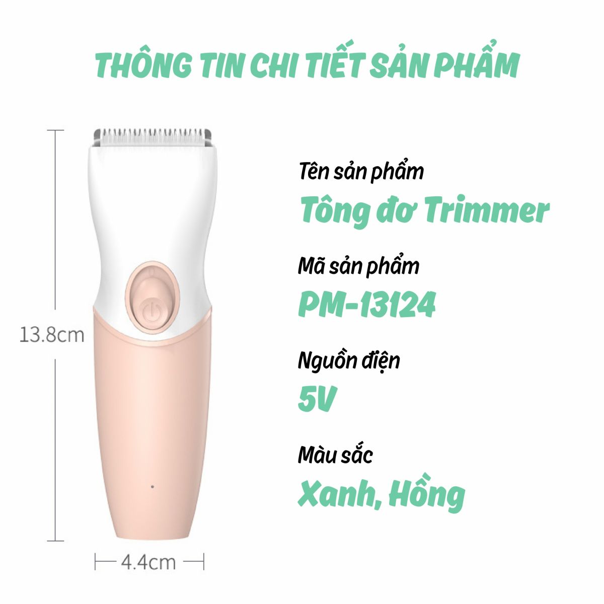 Tông đơ Trimmer PM-13124