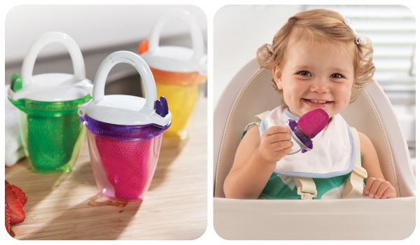 Túi ăn chống hóc có nắp Munchkin màu tím