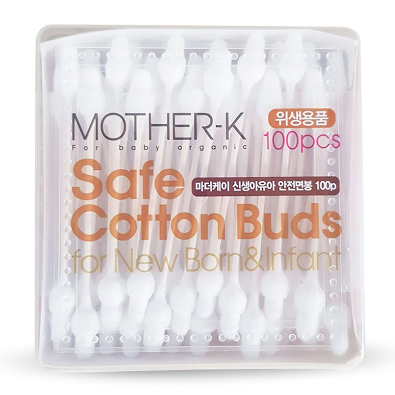 Tăm bông sơ sinh Mother-K Hàn Quốc (100C)