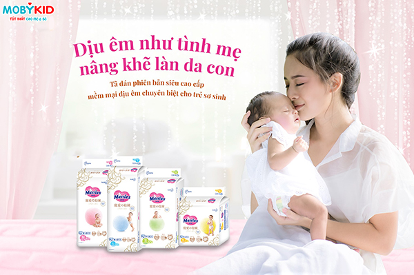Tất Tần Tật những thông tin về Bỉm Tã Merries hữu ích cho các mẹ chuẩn bị sinh em bé