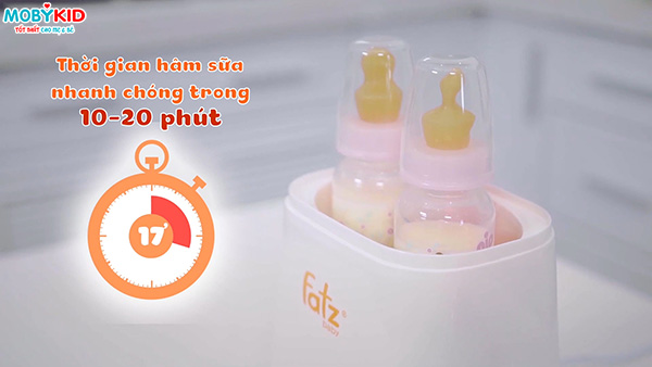 Top 3 các máy hâm sữa Fatzbaby 2 bình sữa đỉnh nhất hiện nay giá chỉ dưới 1 triệu đồng