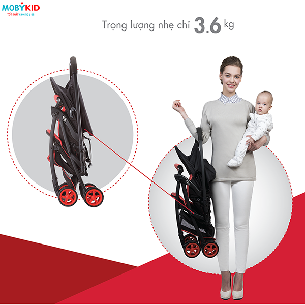 Top 3 mẫu xe đẩy em bé nhỏ gọn 2 chiều siêu nhẹ và an toàn cho bé giá chỉ từ 1 triệu 500 đồng