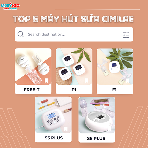 Top 5 máy hút sữa Cimilre chất lượng tốt được các mẹ khuyên dùng