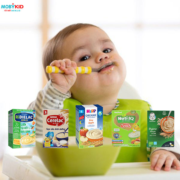 Top các loại bột ăn dặm cho bé tốt nhất hiện nay mẹ không thể bỏ qua