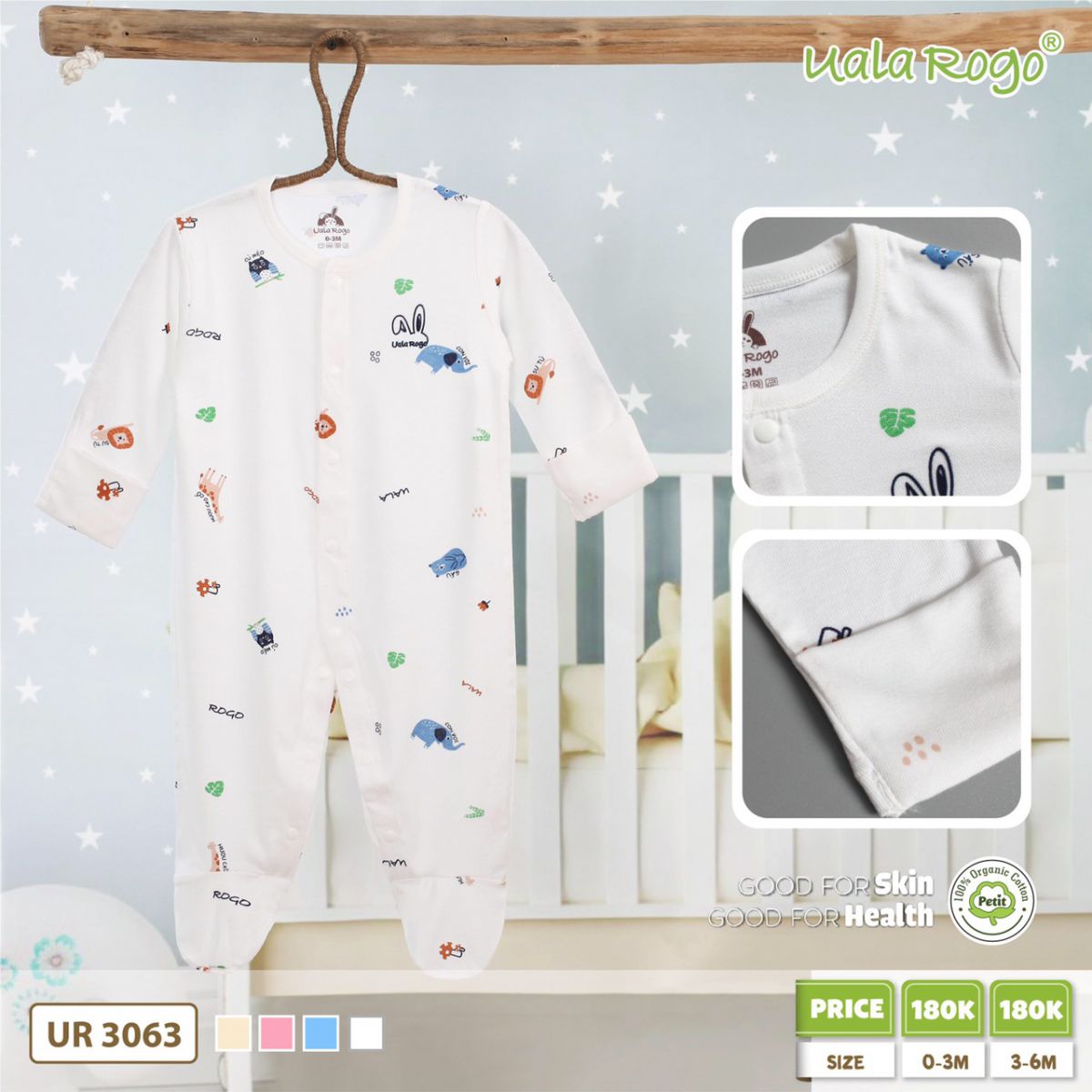 Top các mẫu Body áo liền quần cho trẻ sơ sinh đẹp và thoáng mát cho bé của thương hiệu Uala