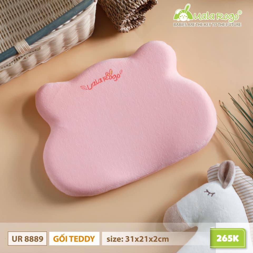 UR8889.4 – Gối MMF Teddy - Màu hồng cam
