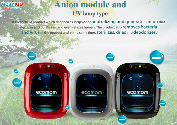 Vì sao mẹ nên chọn mua máy tiệt trùng sấy khô bằng tia UV Ecomom Hàn Quốc?