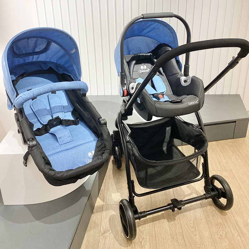 Xe đẩy & Ghế ngồi ô tô cho bé Zaracos Coron 4606 Blue