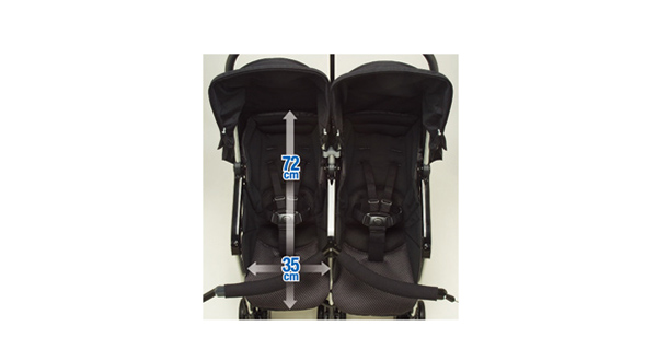 Xe đẩy đôi Combi Spazio Duo