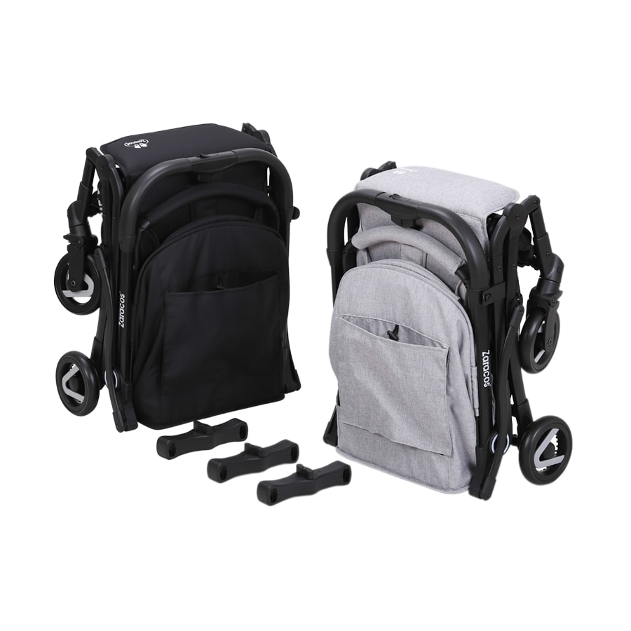 Xe đẩy đôi lắp ghép cho bé Zaracos NORIO 9026 – BLACK + GRAY